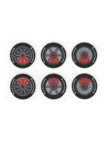 Front Wheel Sticker 5/8" Firestone (3...