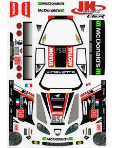 4" Corvette C6 Decals...