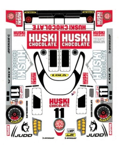 4" Lola B12 Huski Chocolate Decals...