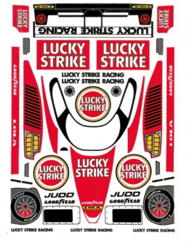 4" Lola B12 Lucky Strike Decals -...