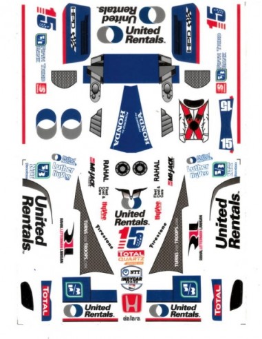 Wide Indy/F1 United Rentals no.15...