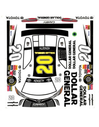 4" B37 Toyota Dollar General Decals...