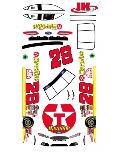 4" B45 Ford F Havoline Decals no.28 -...